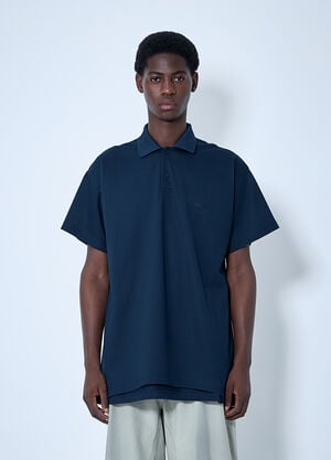 Balenciaga Interwined Polo Shirt Navy bal0159003