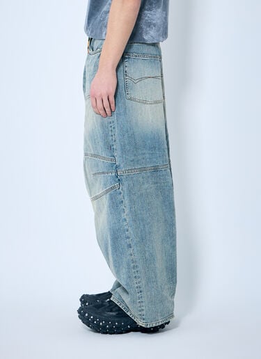 Baggy Panel Construction Jeans Balenciaga Baggy Panel Construction Jeans Blue bal0159004