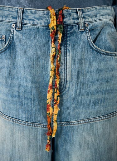 Baggy Panel Construction Jeans Balenciaga Baggy Panel Construction Jeans Blue bal0159004