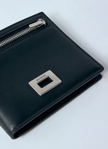 Balenciaga Rodeo 方形折叠钱夹  黑色 bal0159028