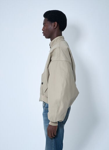 Round Harrington Jacket Balenciaga Round Harrington Jacket Beige bal0160001