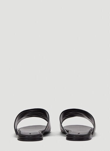 Oval BB Mule Sandals Balenciaga Oval BB Mule Sandals Black bal0243041