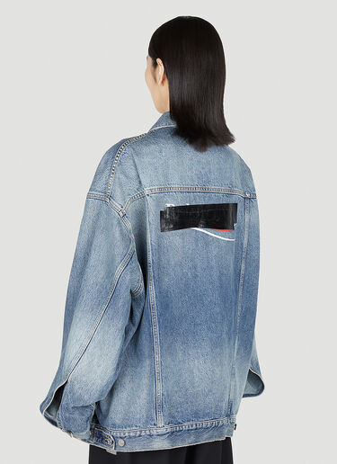 Oversized Denim Jacket Balenciaga Oversized Denim Jacket Blue bal0251010