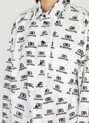 Balenciaga Swing Shirt White bal0251018