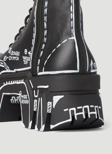Balenciaga Bulldozer Boots Black bal0251067
