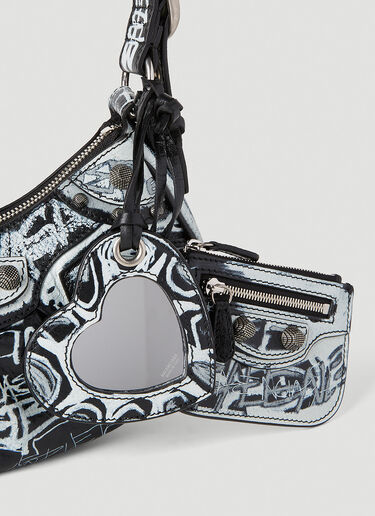 Le Cagole Graffiti XS Shoulder Bag Balenciaga Le Cagole Graffiti XS Shoulder Bag Black bal0251097