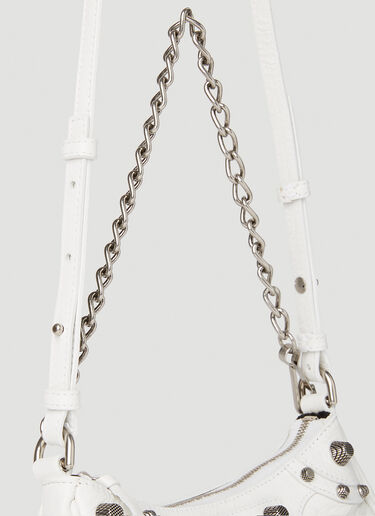 Balenciaga Le Cagole Mini Shoulder Bag White bal0251107
