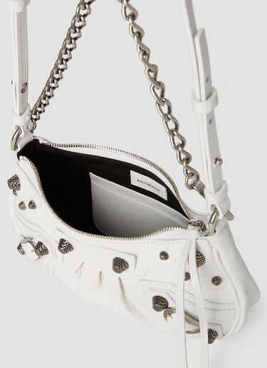 Balenciaga Le Cagole Mini Shoulder Bag White bal0251107