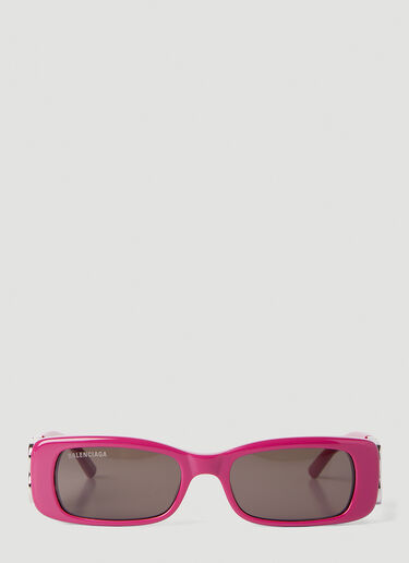 Dynasty Rectangle Sunglasses Balenciaga Dynasty Rectangle Sunglasses Pink bal0251146