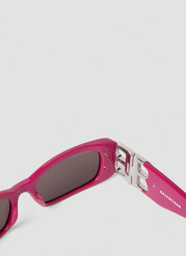 Dynasty Rectangle Sunglasses Balenciaga Dynasty Rectangle Sunglasses Pink bal0251146