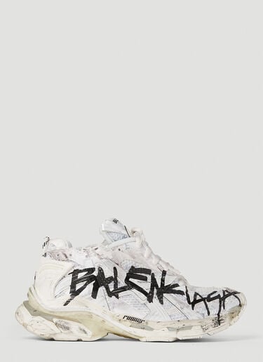 Graffiti Runner Sneakers Balenciaga Graffiti Runner Sneakers White bal0252001