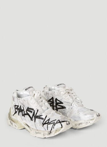 Graffiti Runner Sneakers Balenciaga Graffiti Runner Sneakers White bal0252001