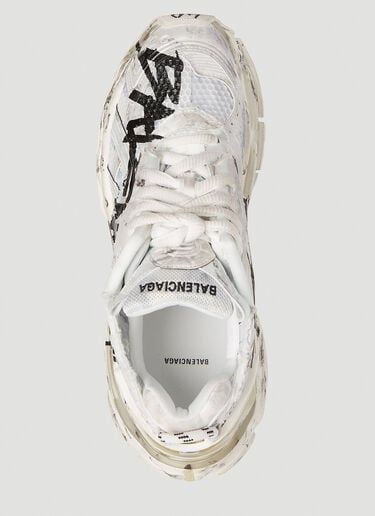 Graffiti Runner Sneakers Balenciaga Graffiti Runner Sneakers White bal0252001