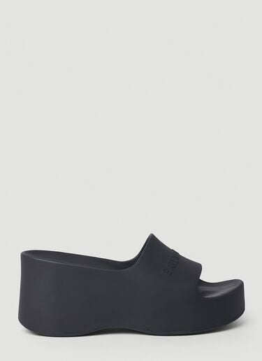 Chunky Platform Slides Balenciaga Chunky Platform Slides Black bal0252067