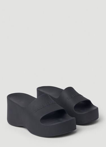 Chunky Platform Slides Balenciaga Chunky Platform Slides Black bal0252067