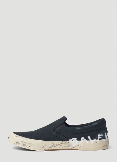 Paris Slip On Sneakers Balenciaga Paris Slip On Sneakers Black bal0252073