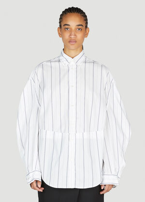 Balenciaga Twisted Sleeve Shirt White bal0253018