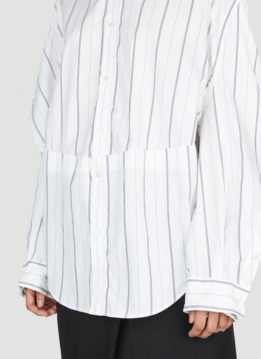 Twisted Sleeve Shirt Balenciaga Twisted Sleeve Shirt White bal0253018