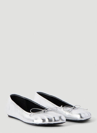 Fetish Anatomic Ballerina Flats Balenciaga Fetish Anatomic Ballerina Flats Silver bal0253091