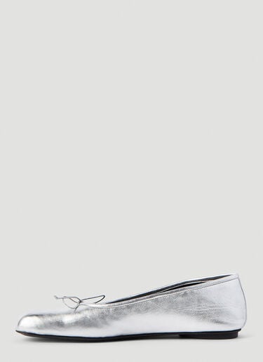 Fetish Anatomic Ballerina Flats Balenciaga Fetish Anatomic Ballerina Flats Silver bal0253091