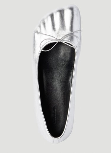 Fetish Anatomic Ballerina Flats Balenciaga Fetish Anatomic Ballerina Flats Silver bal0253091