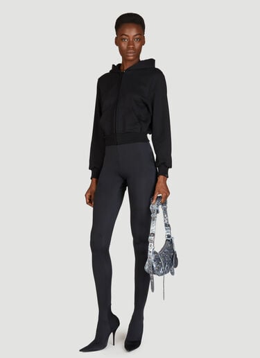 Balenciaga 修身拉链连帽运动衫 黑色 bal0255026