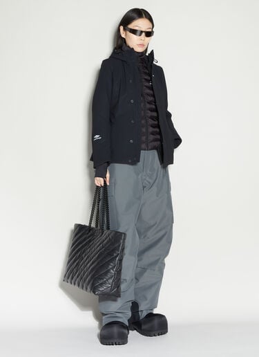 Balenciaga Crush Large Carry All Tote Bag Black bal0255069