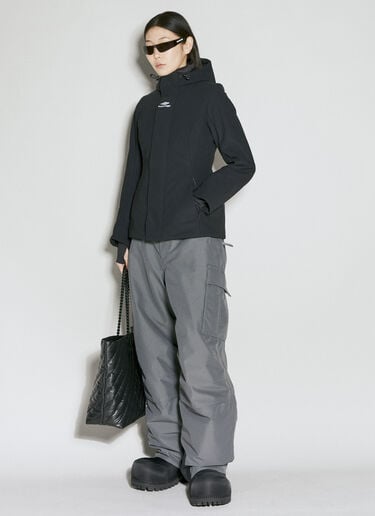 3B Sports Icon Ski Hourglass Parka Balenciaga 3B Sports Icon Ski Hourglass Parka Black bal0255100