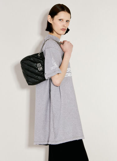 크러시 토트 XS 숄더백 Balenciaga 크러시 토트 XS 숄더백 블랙 bal0256025