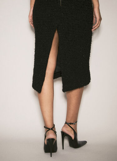 Boucle Midi Skirt Balenciaga Boucle Midi Skirt Black bal0257005