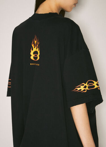 Burning Unity T 恤 Balenciaga Burning Unity T 恤 黑色 bal0257027