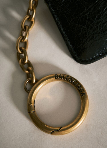 モナコ チェーンカードホルダー Balenciaga モナコ チェーンカードホルダー ブラック bal0257064