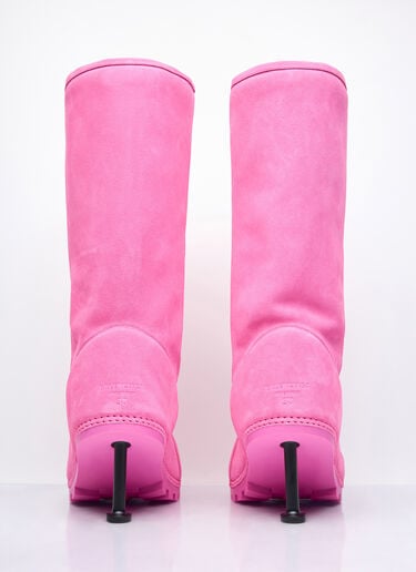 Alaska Faux-Fur Heeled Boots Balenciaga Alaska Faux-Fur Heeled Boots Pink bal0257069