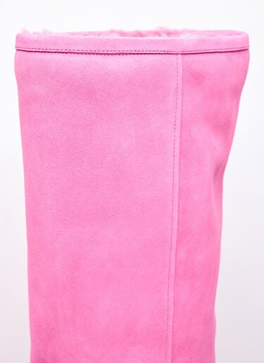 Alaska Faux-Fur Heeled Boots Balenciaga Alaska Faux-Fur Heeled Boots Pink bal0257069
