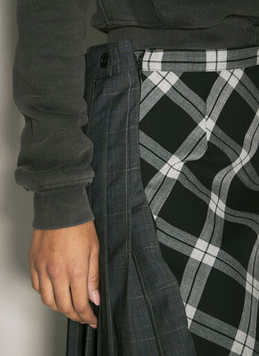 Taped Double Skirt Balenciaga Taped Double Skirt Black bal0258001