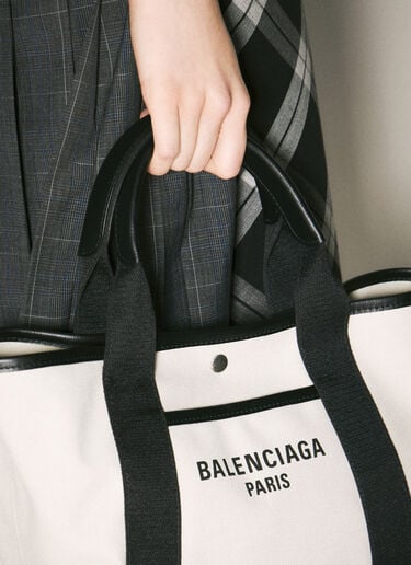 Balenciaga Biarritz Small Tote Bag Cream bal0258022