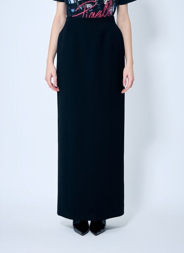 Hourglass Maxi Skirt Balenciaga Hourglass Maxi Skirt Black bal0259008