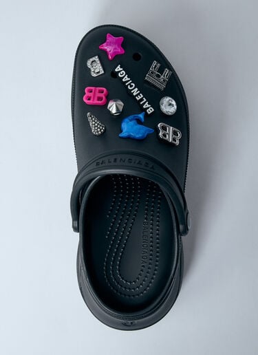 Crocs™ Platform Mules Balenciaga Crocs™ Platform Mules Black bal0259019