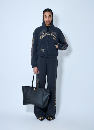 Balenciaga Tacky Tattoo 拉链运动衫  黑色 bal0259061
