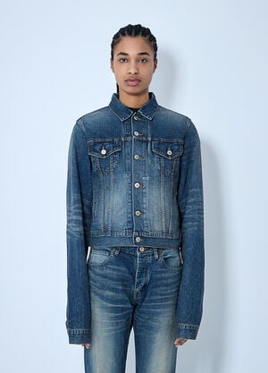 Balenciaga Denim Jacket Blue bal0259062