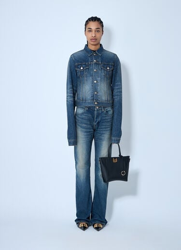 Balenciaga Denim Jacket Blue bal0259062
