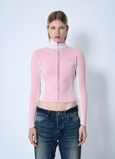 Balenciaga 집업 휴먼 빙 후드티셔츠  핑크 bal0260015