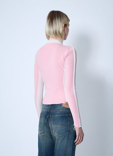 Zip-Up Human Being Hooded Sweatshirt Balenciaga Zip-Up Human Being Hooded Sweatshirt Pink bal0260015