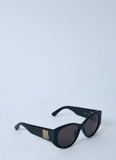 Balenciaga 나노 라운드 선글라스  블랙 bal0260018