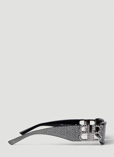 BALENCIAGA Dynasty Rectangle Sunglasses Black bal0350011