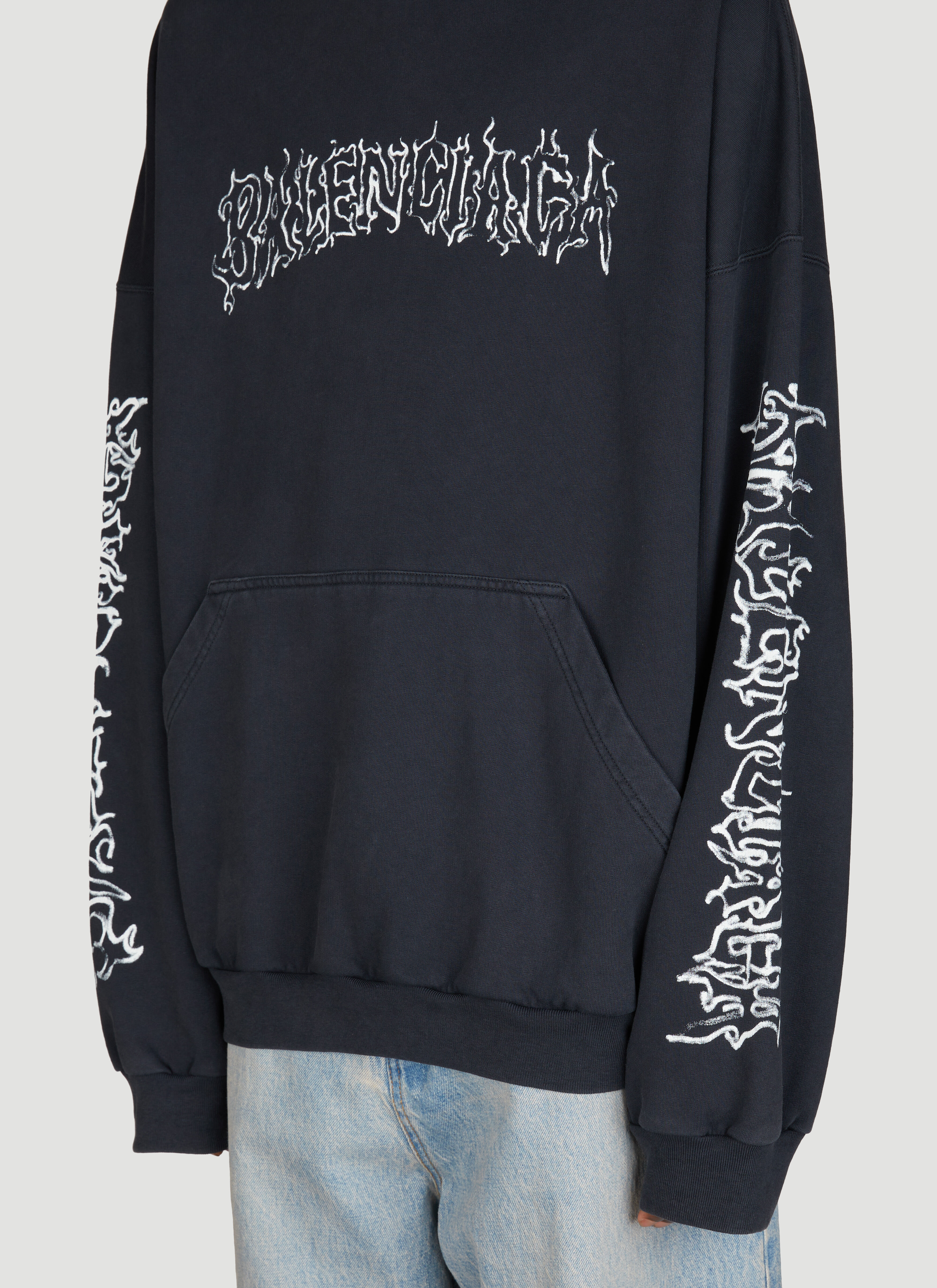 【BALENCIAGA】Darkwave特大パーカー Balenciaga Darkwave Round Hoodie Oversized | Saks Fifth Avenue