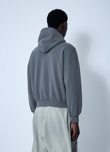 Zip-Up Human Being Hooded Sweatshirt Balenciaga Zip-Up Human Being Hooded Sweatshirt Grey bal0360001