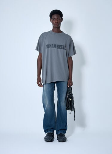 Human Being T 恤 Balenciaga Human Being T 恤 灰色 bal0360002