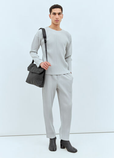 Bao Bao Issey Miyake 크리스털 매트 플랩 크로스바디 백 블랙 bao0158001
