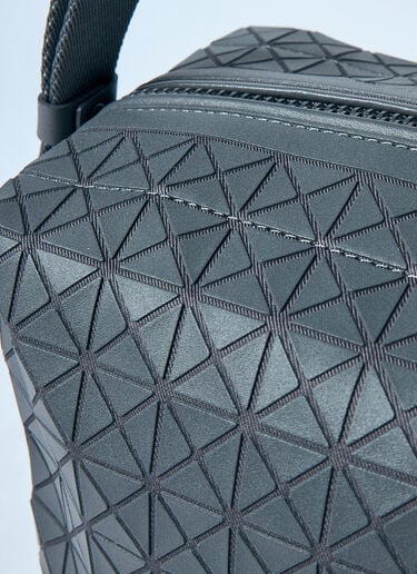 Bao Bao Issey Miyake Saddle Crossbody Bag Grey bao0159003